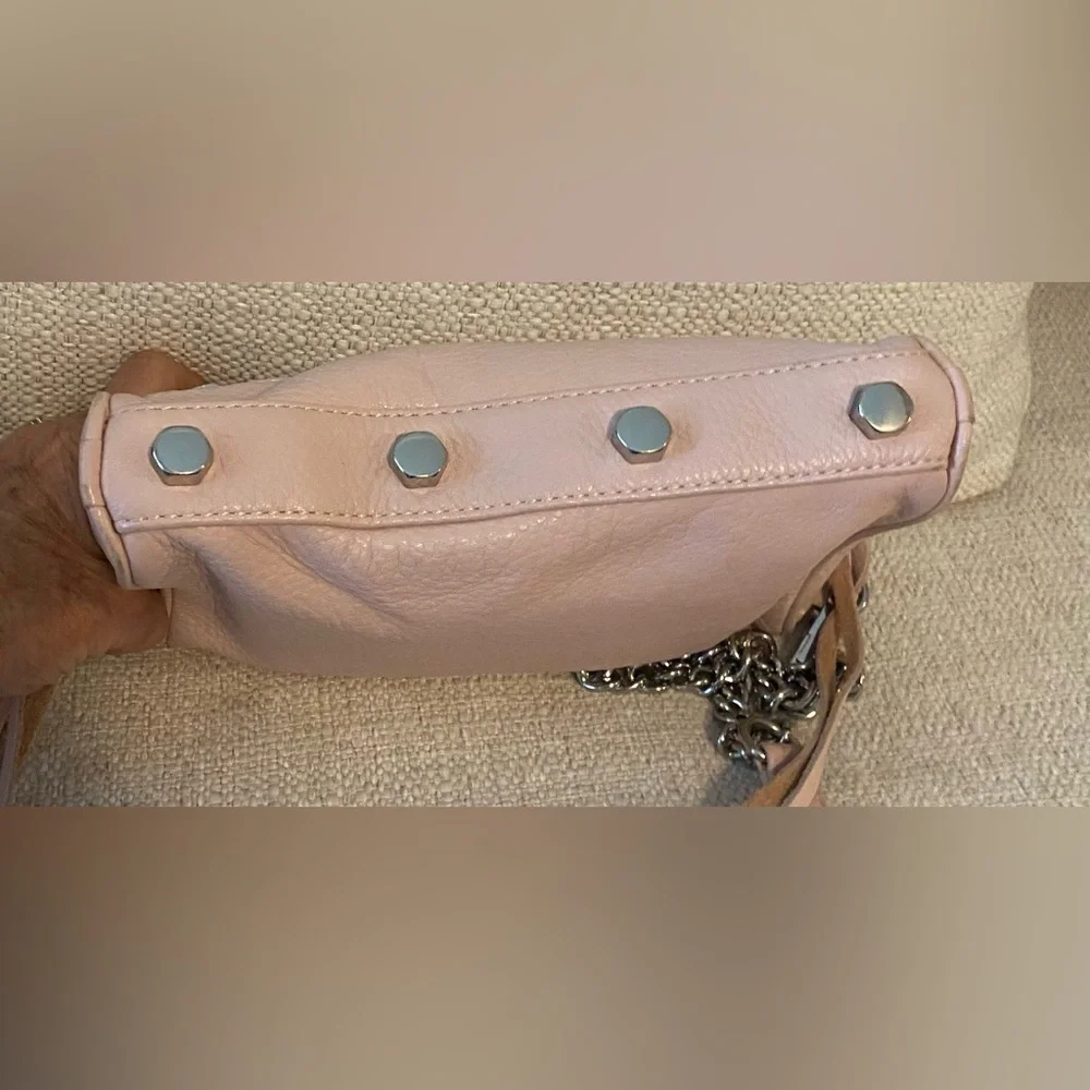 Rebecca Minkoff
5 Zip Rocker Leather Crossbody Bag, Pink/Blush silver hardware - Picture 12 of 12